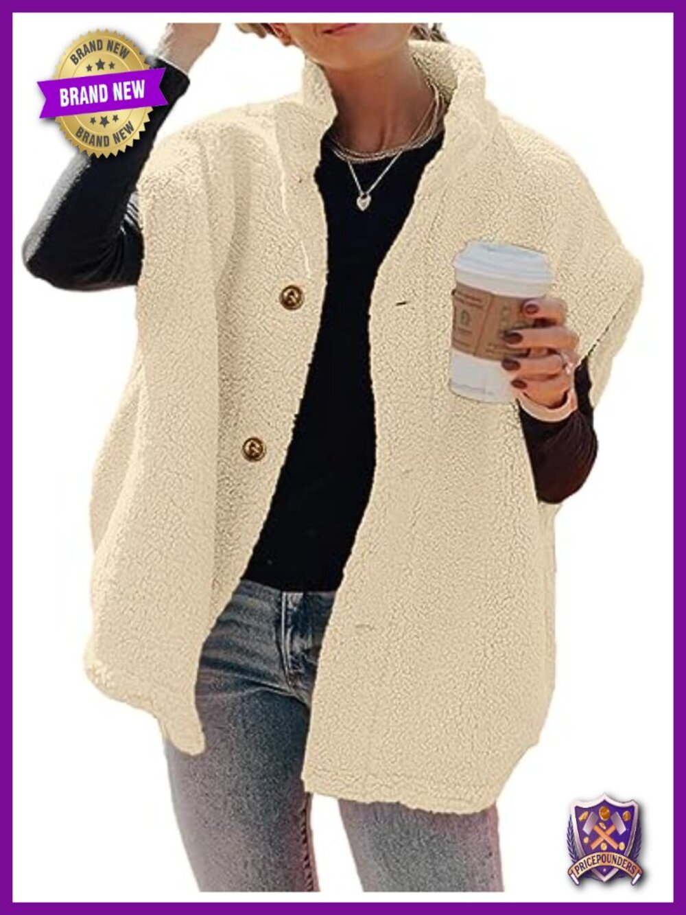 Fuzzy Fleece Sherpa Vest Oversized Warm Sleeveless Casual Women's